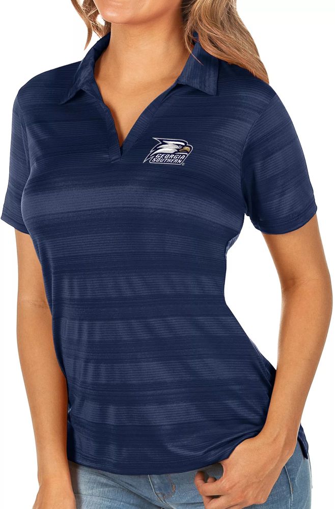 Antigua Women's Georgia Southern Eagles Navy Compass Polo