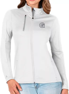 Antigua Women's Georgetown Hoyas Generation Half-Zip Pullover White Shirt