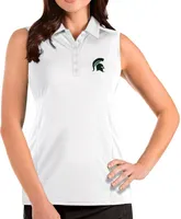 Antigua Women's Michigan State Spartans Tribute Sleeveless Tank Top