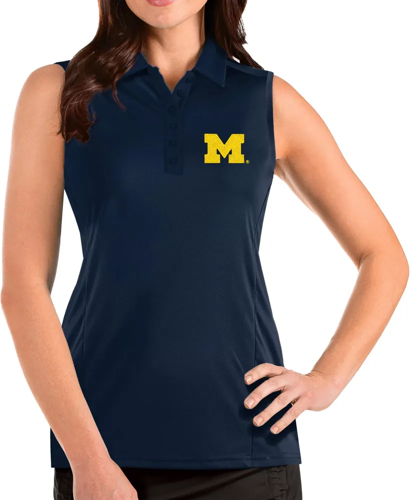 Antigua Women's Michigan Wolverines Tribute Sleeveless Tank Top