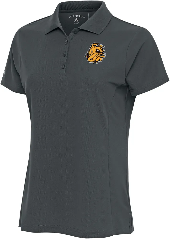 Antigua Women's Minnesota-Duluth  Bulldogs Grey Legacy Pique Polo