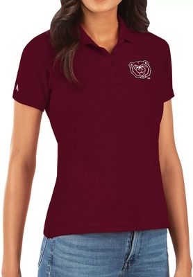 Antigua Women's Missouri State Bears Maroon Legacy Pique Polo