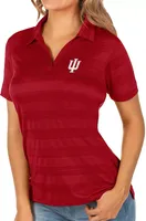 Antigua Women's Indiana Hoosiers Crimson Compass Polo