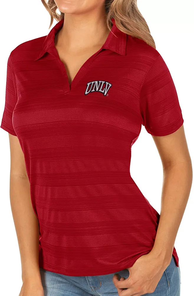 Antigua Women's UNLV Rebels Scarlet Compass Polo