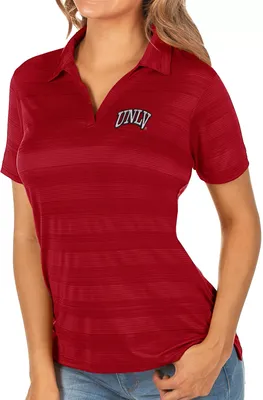 Antigua Women's UNLV Rebels Scarlet Compass Polo