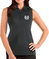 Antigua Women's Utah State Aggies Grey Tribute Sleeveless Tank Top