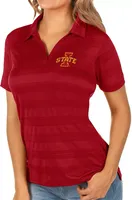 Antigua Women's Iowa State Cyclones Cardinal Compass Polo