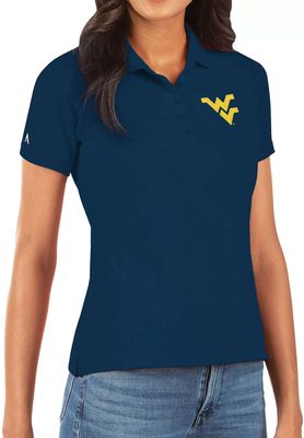 Antigua Women's West Virginia Mountaineers Legacy Pique Polo