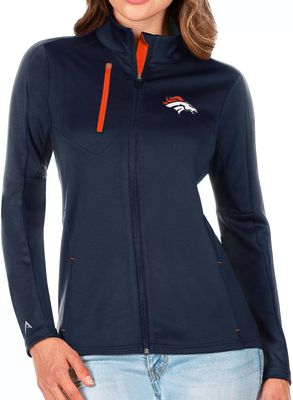 Antigua Women's Chicago Bears Fortune Navy Pullover Jacket