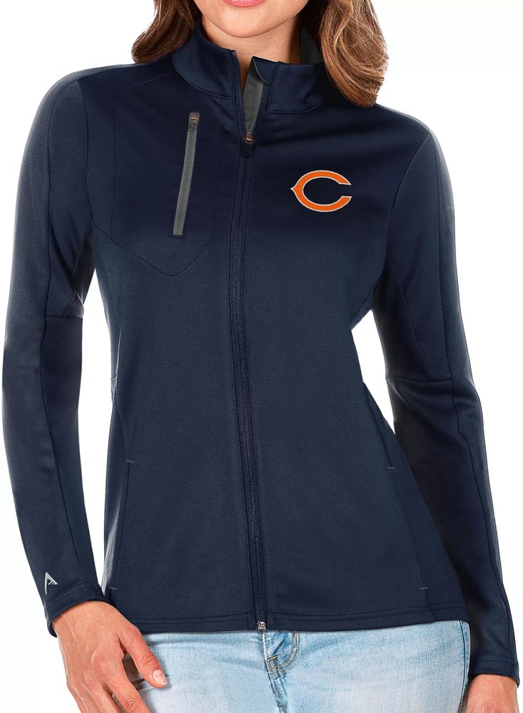 Lids Denver Broncos Antigua Women's Fortune Half-Zip Sweater