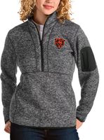 Antigua Women's Chicago Bears Fortune Navy Pullover Jacket