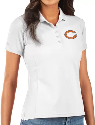 Antigua Women's Chicago Bears White Legacy Polo