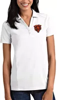 Antigua Women's Chicago Bears White Tribute Polo