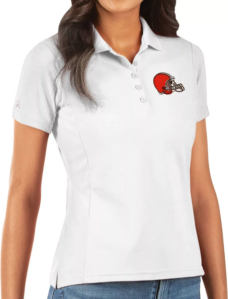 Antigua Women's Cleveland Browns Legacy Pique Polo