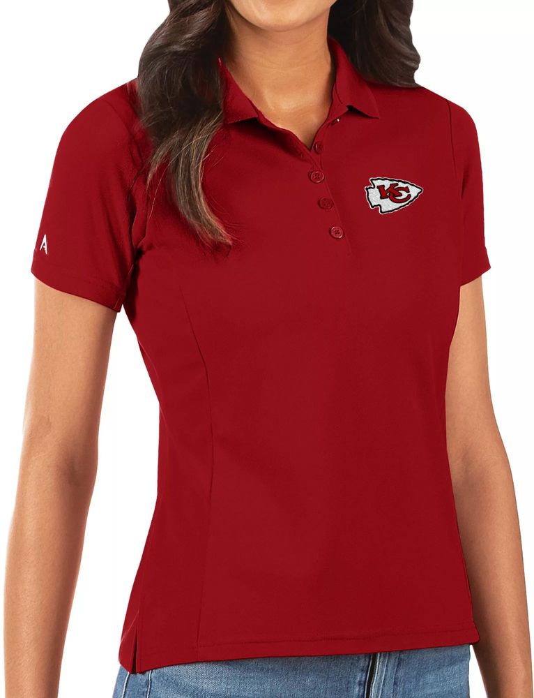 Dick's Sporting Goods Antigua Women's Kansas City Chiefs Red Legacy Pique  Polo