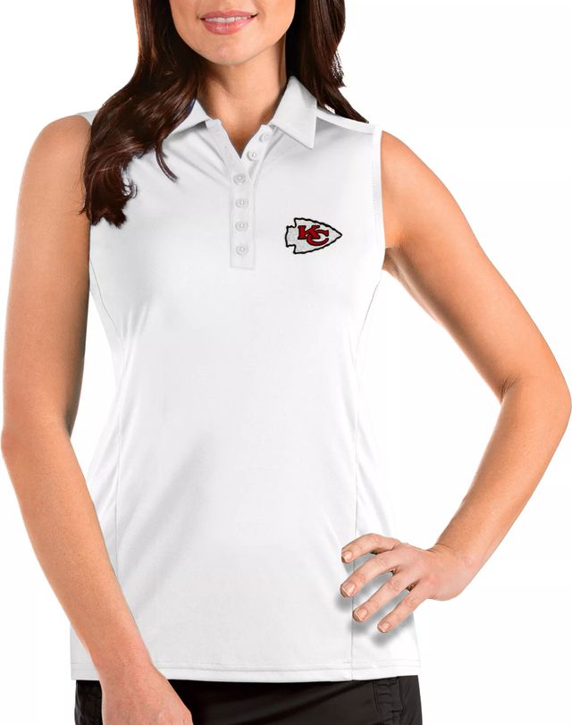 Dick's Sporting Goods Antigua Women's Milwaukee Brewers White Tribute  Sleeveless Polo