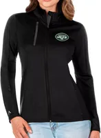 Antigua Women's New York Jets Black Generation Full-Zip Jacket