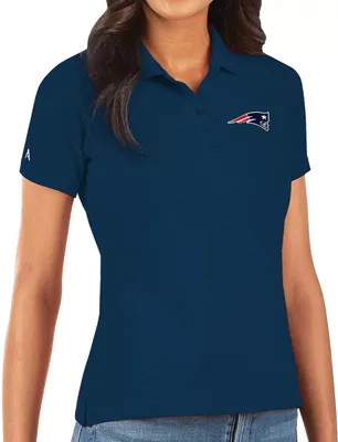 Antigua Women's New England Patriots Navy Legacy Pique Polo