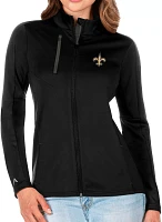 Antigua Women's New Orleans Saints Black Generation Full-Zip Jacket