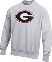 Champion Men's Georgia Bulldogs Reverse Weave Crew Sweatshirt