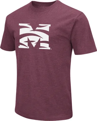 Colosseum Men's Morehouse College Maroon Tigers Maroon Dual Blend T-Shirt