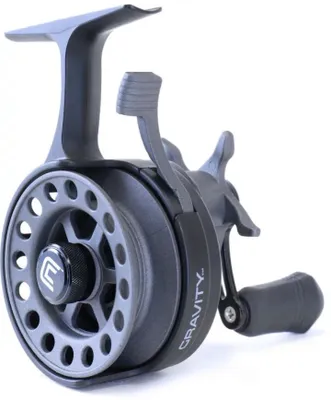 Clam Gravity Ice Fishing Reel - Graphite