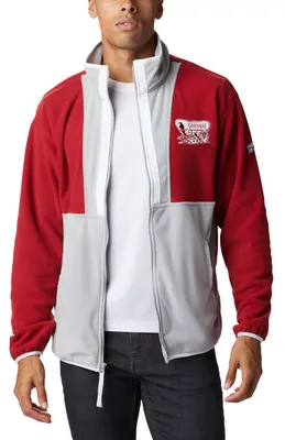 Columbia Men's Oklahoma Sooners Crimson Back Bowl Full-Zip Fleece Jacket