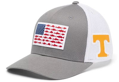 Columbia Men's Tennessee Volunteers PFG Fish Flag Mesh Fitted Hat