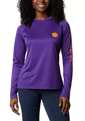 Columbia Women's Clemson Tigers Regalia Tidal Long Sleeve T-Shirt