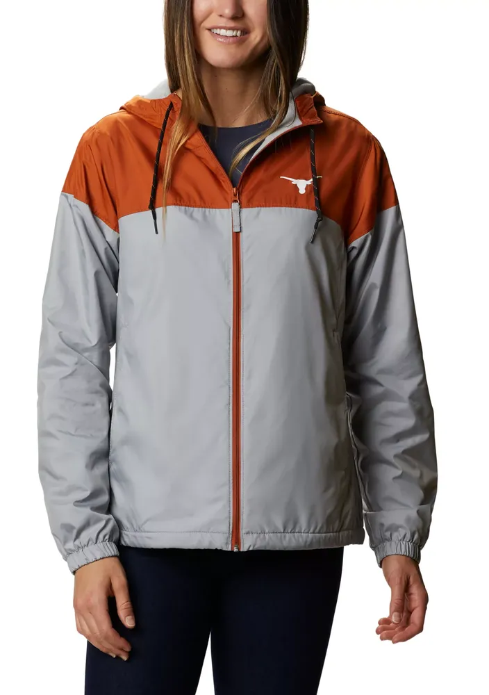 Columbia Women's Texas Longhorns Burnt Orange/Grey Flash Forward Lined Jacket