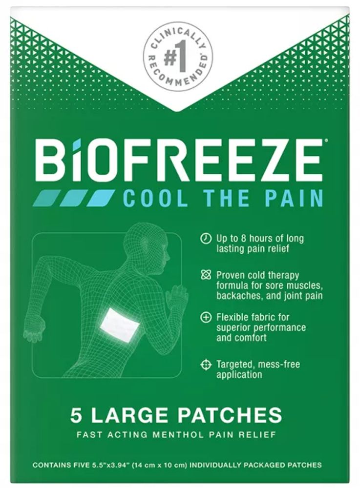 Biofreeze Patch 5 Pk