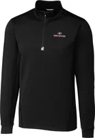 Cutter & Buck Men's Georgia Bulldogs Traverse Half-Zip Black Shirt