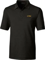 Cutter & Buck Men's LSU Tigers Forge Black Polo