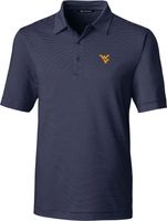 Cutter & Buck Men's West Virginia Mountaineers Blue Forge Polo