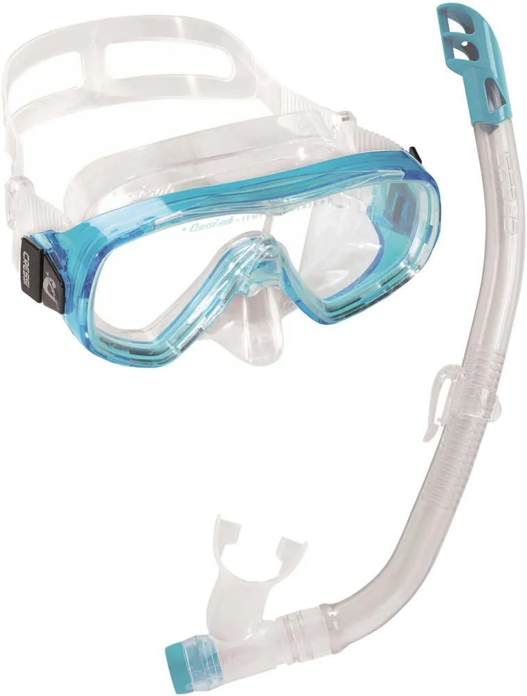 Cressi Ondina and Top Jr Snorkel Mask Combo