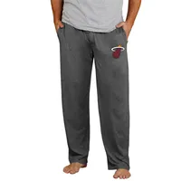 Concepts Sport Men's Miami Heat Quest Grey Jersey Pants