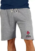 Concepts Sport Men's Ball State Cardinals Charcoal Mainstream Shorts