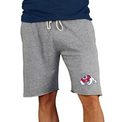 Concepts Sport Men's Fresno State Bulldogs Charcoal Mainstream Shorts