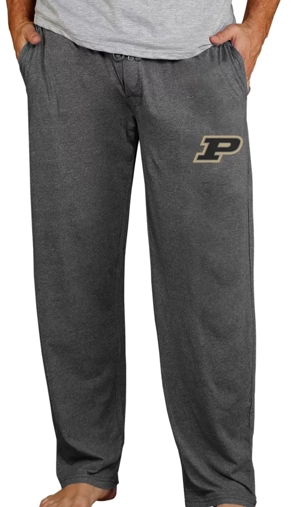 Concepts Sport Men's Purdue Boilermakers Charcoal Quest Pants