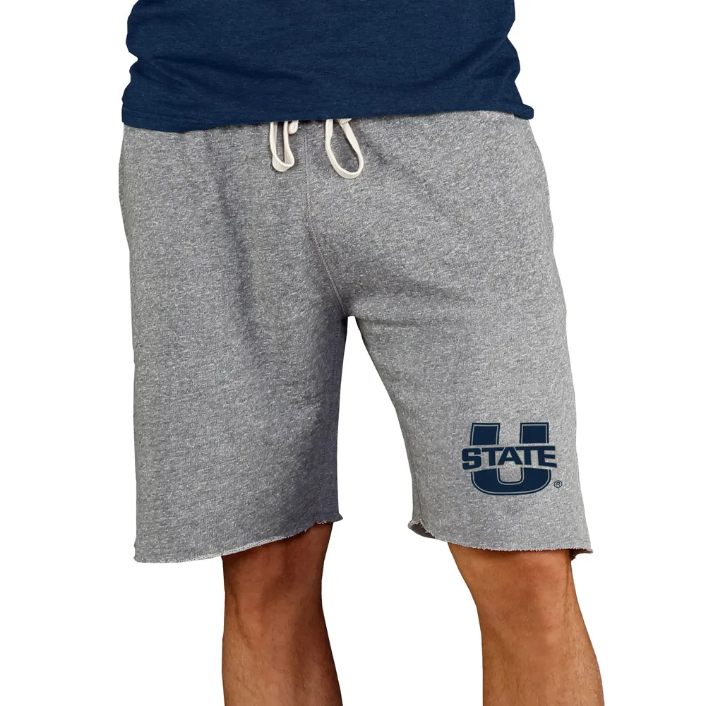 Concepts Sport Men's Utah State Aggies Charcoal Mainstream Shorts