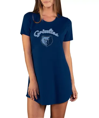 Concepts Sport Women's Memphis Grizzlies Marathon Navy Night T-Shirt