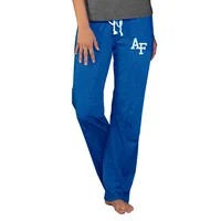 Concepts Sport Women's Air Force Falcons Blue Quest Knit Pants