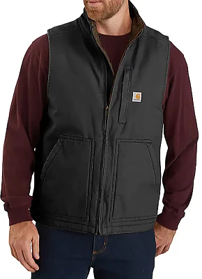 Carhartt Men's Sherpa-Lined Mock Neck Vest