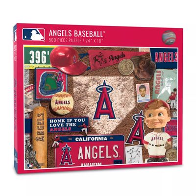 You The Fan Los Angeles Angels Retro Series 500-Piece Puzzle