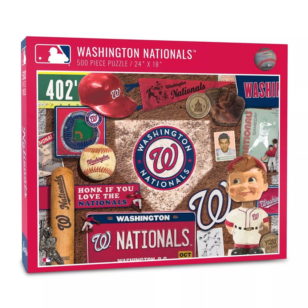 You The Fan Washington Nationals Retro Series 500-Piece Puzzle