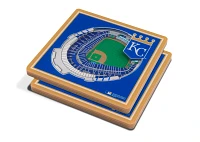 You the Fan Kansas City Royals Stadium View Coaster Set