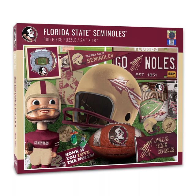 Florida State Seminoles- BRXLZ 3D Construction Toy- Mini Helmet