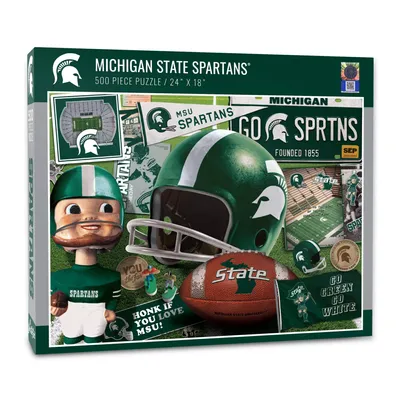 You The Fan Michigan State Spartans Retro Series 500-Piece Puzzle