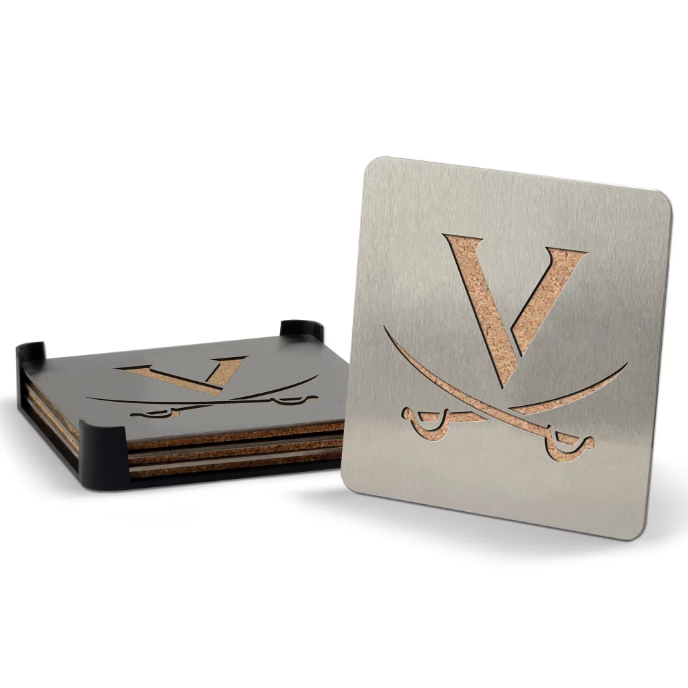 You the Fan Virginia Cavaliers Coaster Set