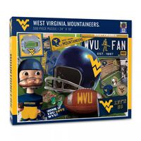 You The Fan West Virginia Mountaineers Retro Series 500-Piece Puzzle